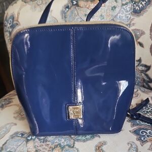 Like New Blue Patent Leather Purse